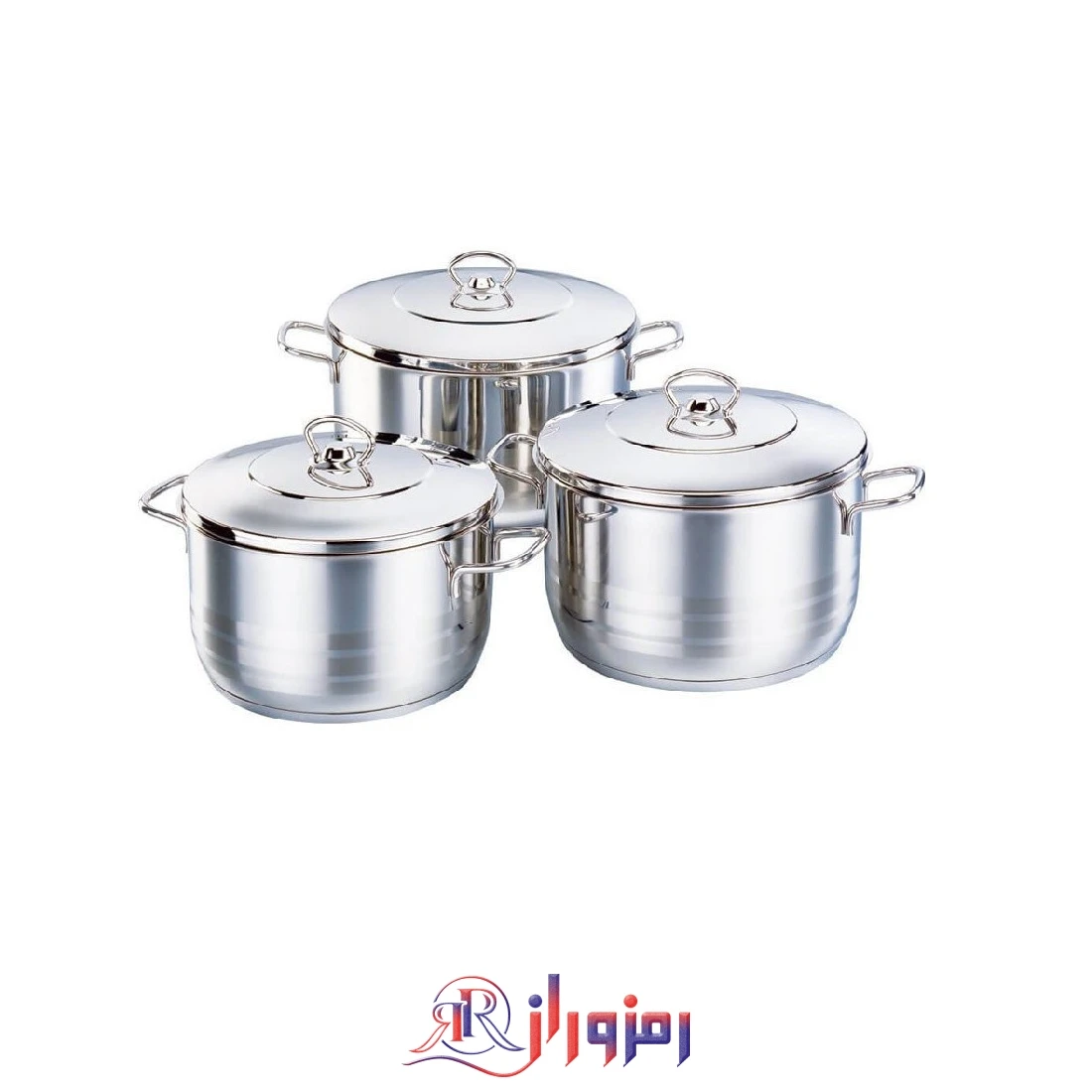 سرویس قابلمه  6 پارچه استیل کرکماز مدل 1802 (اصلی)